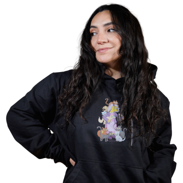 Polerones CatPeople S Fondo (19) Poleron Black Cat Eleonor