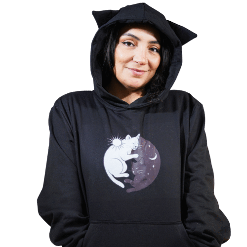 Poleron Black Cat Moon